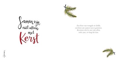 Kerst handlettering fotokaart - HR 3