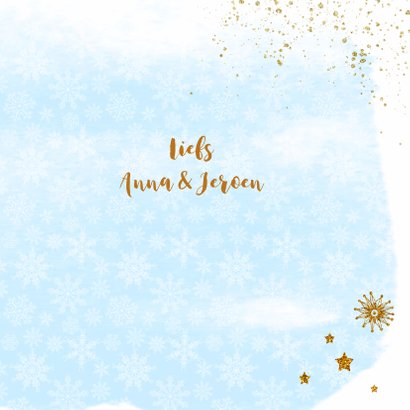 Kerst handlettering goud 3