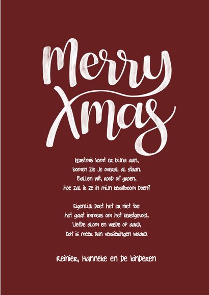 Kerst hot cocoa handgetekend 3