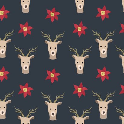 Kerst illustratie deer - DH 2