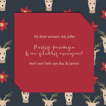 Kerst illustratie deer - DH 3