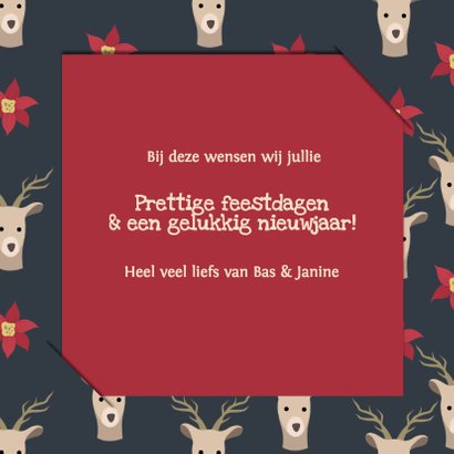 Kerst illustratie deer - DH 3