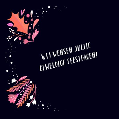 Kerst illustratiekaart met foto 2