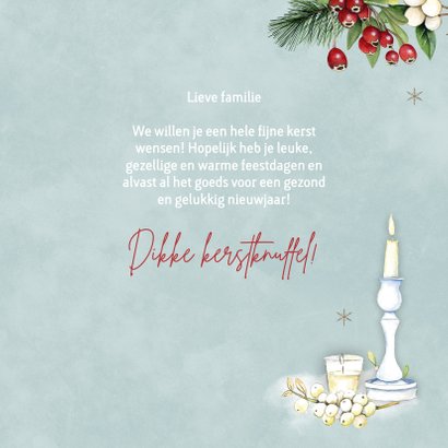 Kerst kaarsen kersttakjes 3