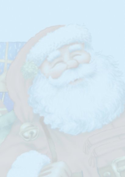 kerst kerstman 1 kerstman met zak op rug 2