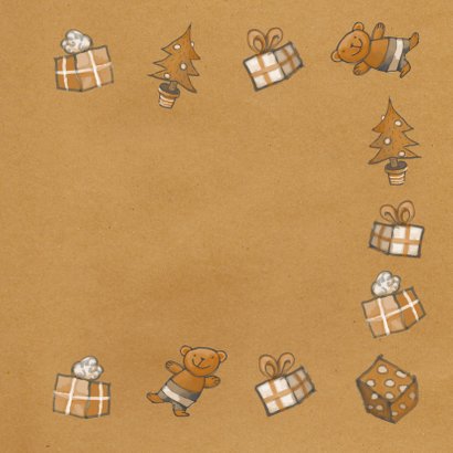Kerst - Kerstman en cadeaus - MW 3