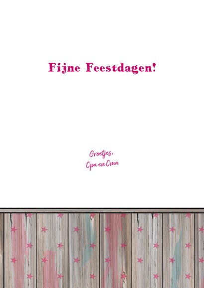 Kerst kinderkaart Giraffe 3