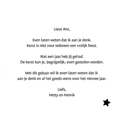 Kerst - knuffel ik denk aan jou 3