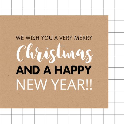 Kerst - Kraft met lijnen en typografie 3