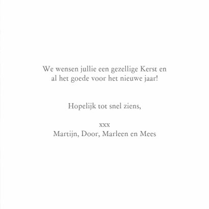 Kerst kunstprint bloemen 3