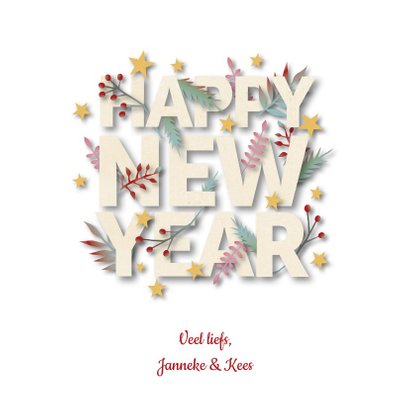 Kerst Letters & Blaadjes 3