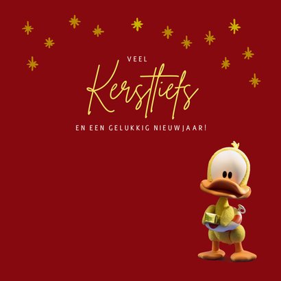 Kerst Loeki en Guusje met kadootjes - A 3