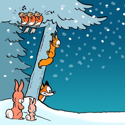 Kerst Loeki met koor 2