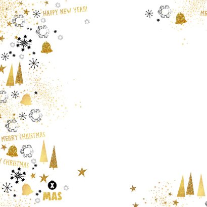 Kerst moderne foto kaart met feestelijke achtergrond 2