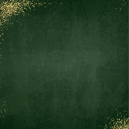 Kerst moderne groene kerstkaart sterren rendier goud glitter 2