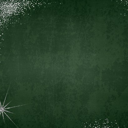Kerst moderne kerstkaart met zilverkleurige typografie 2