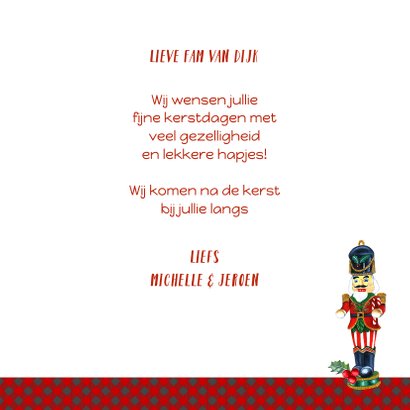 Kerst notenkrakers kerstballen 3