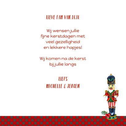 Kerst notenkrakers kerstballen 3