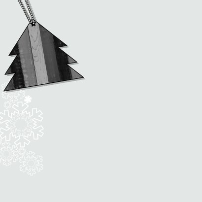 Kerst pastelkleurige kerstkaart sneeuw sterren en 3 foto's 2