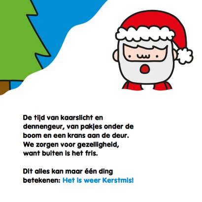 Kerst Rendier en Kerstman 3