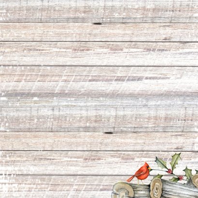 Kerst rendieren sneeuw Achterkant
