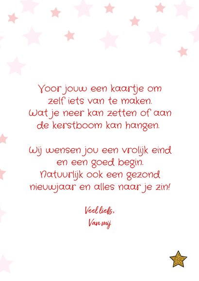 Kerst schattige eenhoorn knutselen 3