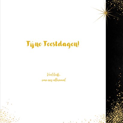 Kerst sfeervolle kaart met typografische gouden tekst 2020 3