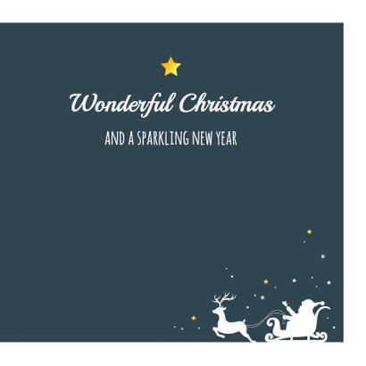 Kerst - Slee, rendieren en sterren 3