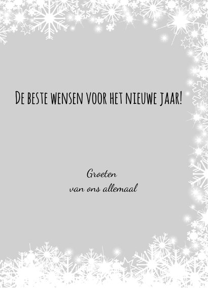 Kerst sneeuw en twinkelingskader 3