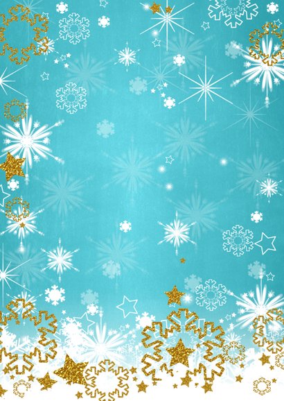 Kerst sprankelend foto blauw S 2