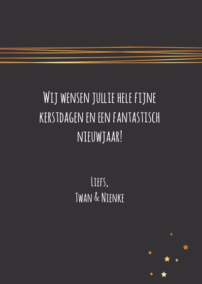 Kerst - Ster met gouden lijnen 3