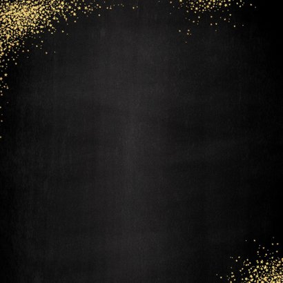 Kerst stijlvolle foto kaart met gouden sterretjes 2