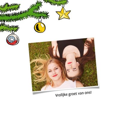 Kerst strip Loeki kerststal met dino's - A 2