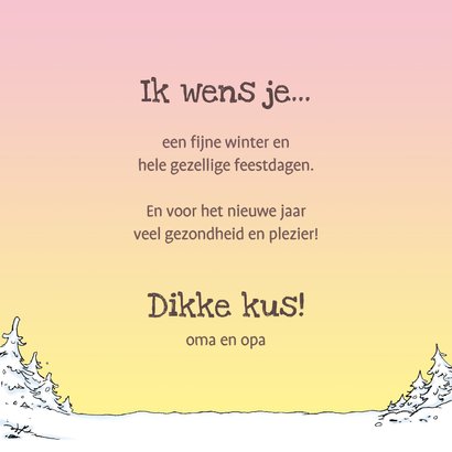Kerst strip Loeki sneeuw ijsjes 3