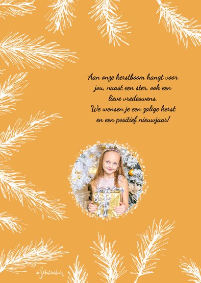 Kerst takjes fotokaart 2