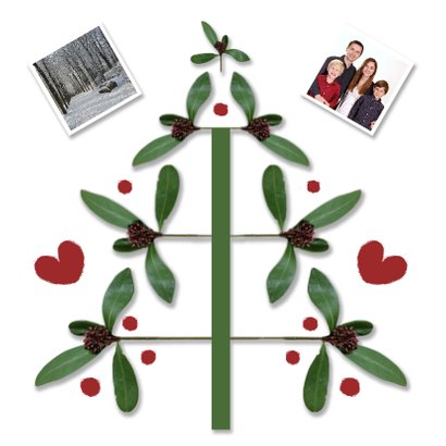 Kerst Takjesboom Blauw - HR 2