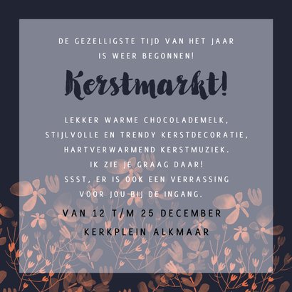 Kerst uitnodiging kerstmarkt 3