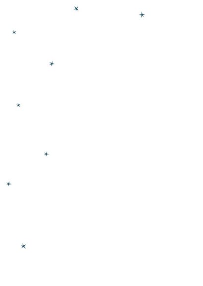 Kerst verhuiskaart wit met blauwe kerstboom 2