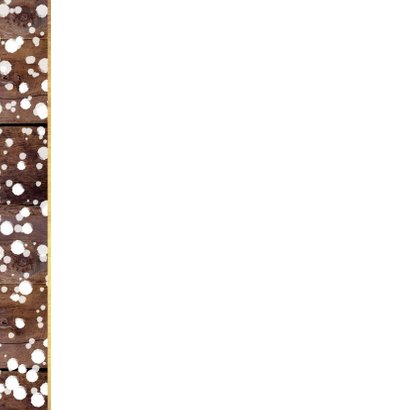 Kerst winterse kaart houtlook en kerstboom krijtbord 2