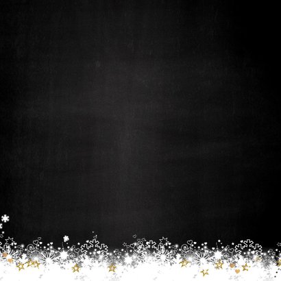 Kerst winterse sfeervolle  foto kerstkaart sneeuw en sterren 2