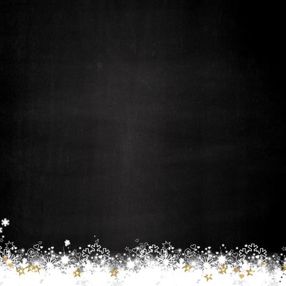 Kerst winterse sfeervolle foto kerstkaart sneeuw en sterren 2
