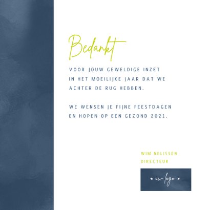 Kerst zakelijk Onze zorg is blij met een kanjer zoals jij 3