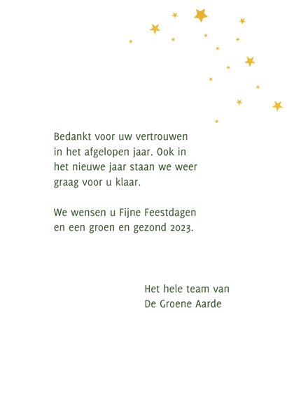 Kerst zakelijk samen op weg naar een groen 2023 3