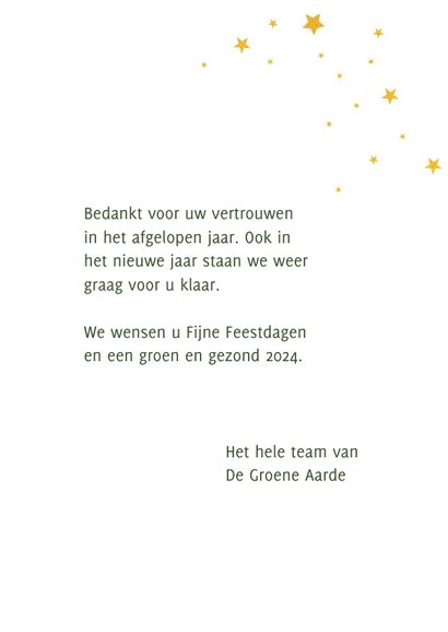 Kerst zakelijk samen op weg naar een groen 2024 3