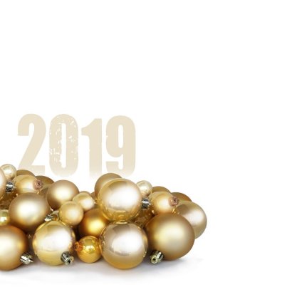 Kerstballen goud logo zakelijk 2019 2