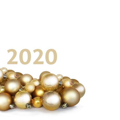 Kerstballen goud logo zakelijk 2020 2