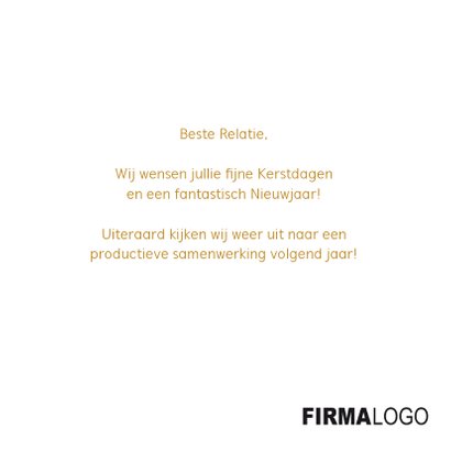 Kerstballen goud logo zakelijk 2020 3