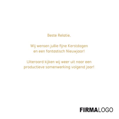 Kerstballen goud logo zakelijk 2021 3