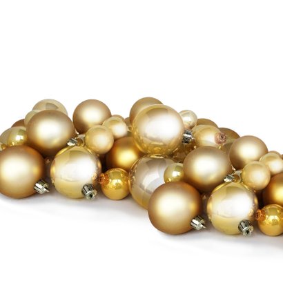Kerstballen goud logo zakelijk 2021 Achterkant