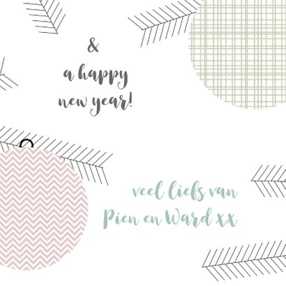 Kerstballen in pastelkleuren 3